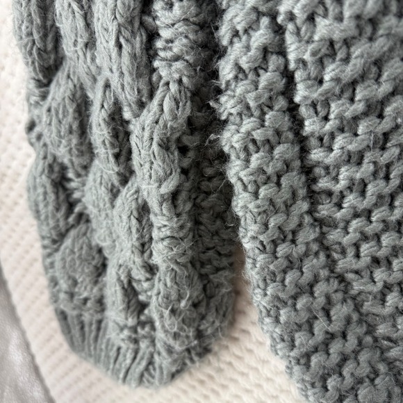 Women's Chunky Sweater Cozy Knit‎ Open Front Cardigan FSL apparel Gray  Small - Picture 8 of 9